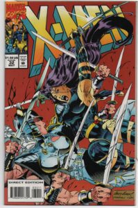 X-MEN #32 – W/TRADING CARDS – SOUL POSSESSION – ANDY KUBERT COVER - 1994
