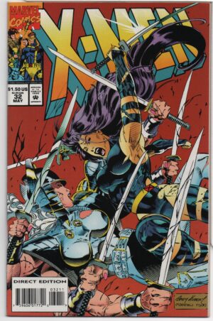 X-MEN #32 – W/TRADING CARDS – SOUL POSSESSION – ANDY KUBERT COVER - 1994