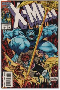 X-MEN #34 – LIFE AND CONSEEQUENCES – ANDY KUBERT COVER – DIRECT - 1994