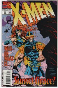 X-MEN #35 – 1ST APP SUNSET GRACE – LIAM SHARP COVER – DIRECT - 1994