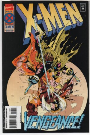 X-MEN #38 – DELUXE DIRECT EDITION – SMOKE AND MIRRORS – ANDY KUBERT COVER - 1994