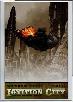 WARREN ELLIS' IGNITION CITY #5 – SIGNED POSTER - GIANLUCA PAGLIARANI – W/COA - 2009
