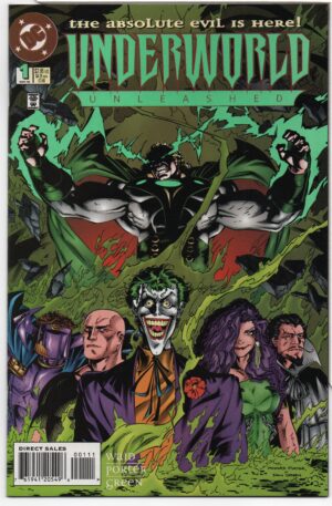 UNDERWORLD UNLEASHED #1 – DC COMICS – 1ST NEROM – MARK WAID – HOWARD PORTER COVER - 1995