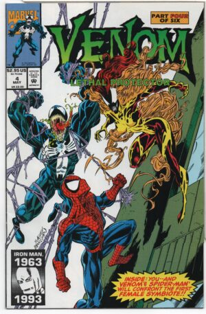 VENOM: LETHAL PROTECTOR #4 – 1ST PRINT – 1ST APPEARANCES – MARK BAGLEY COVER - 1993
