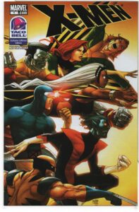 X-MEN #1 – TACO BELL EXCLUSIVE COLLECTOR EDITION – HOMEWORK STINKS - ROGER CRUZ COVER - 2011