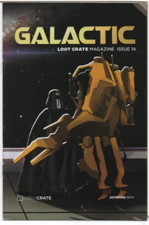 LOOT CRATE MAGAZINE #14 – GALACTIC THEMED – KEY – STAR TREK – STAR WARS - 2014