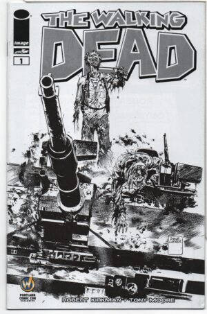 WALKING DEAD #1 – KEY ISSUE – WIZARD WORLD PORTLAND COMIC CON SKETCH EXCLUSIVE - 2015