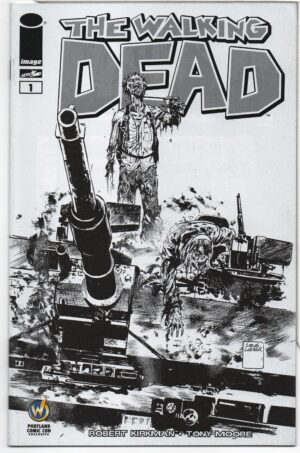 WALKING DEAD #1 – KEY ISSUE – WIZARD WORLD PORTLAND COMIC CON SKETCH EXCLUSIVE - 2015