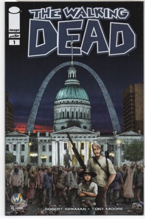 WALKING DEAD #1 – KEY ISSUE – WIZARD WORLD ST. LOUIS COMIC CON GERHARD EXCLUSIVE - 2015
