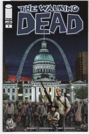 WALKING DEAD #1 – KEY ISSUE – WIZARD WORLD ST. LOUIS COMIC CON GERHARD EXCLUSIVE - 2015