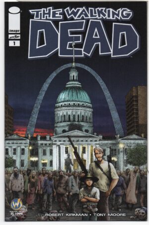 WALKING DEAD #1 – KEY ISSUE – WIZARD WORLD ST. LOUIS COMIC CON GERHARD EXCLUSIVE - 2015