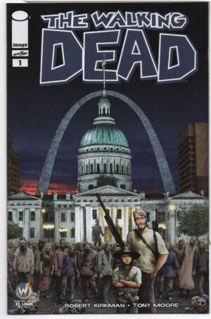WALKING DEAD #1 – KEY ISSUE – WIZARD WORLD ST. LOUIS COMIC CON GERHARD EXCLUSIVE - 2015