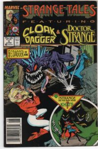 STRANGE TALES #3 – 1ST PRINT - CLOAK & DAGGER - BILL MANTLO – BRET BLEVINS COVER - 1987