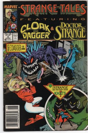 STRANGE TALES #3 – 1ST PRINT - CLOAK & DAGGER - BILL MANTLO – BRET BLEVINS COVER - 1987