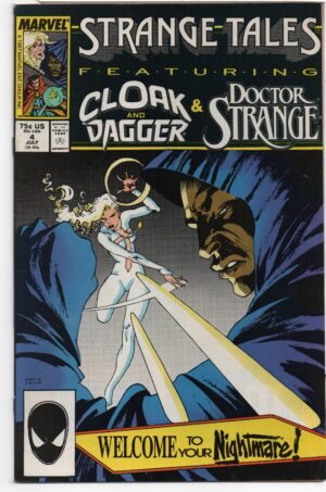 STRANGE TALES #4 – DOCTOR STRANGE – BILL MANTLO - KEVIN NOWLAN COVER – DIRECT - 1987
