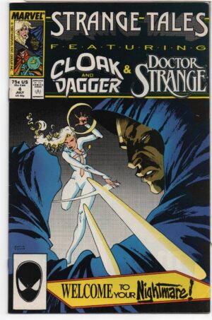 STRANGE TALES #4 – DOCTOR STRANGE – BILL MANTLO - KEVIN NOWLAN COVER – DIRECT - 1987