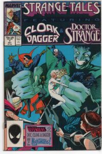 STRANGE TALES #7 – DOUBLE STORY – DOCTOR STRANGE – KEVIN NOWLAN COVER - 1987