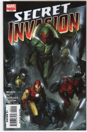 SECRET INVASION #2 – IRON MAN – SPIDER-MAN – WOLVERINE - GABRIELE DELL’OTTO COVER - 2008