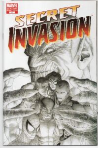 SECRET INVASION #1 – 1ST APPEARANCES – STEVE MCNIVEN RETAILER INCENTIVE SKETCH VARIANT 1:75 - 2008