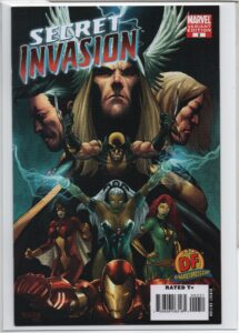 SECRET INVASION #2 – DYNAMIC FORCES VARIANT – W/DF COA – MEL RUBI COVER - 2008