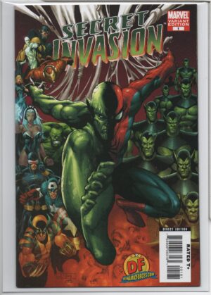 SECRET INVASION #1 – 1ST APPEARANCES – MEL RUBI DYNAMIC FORCES VARIANT – W/COA - 2008