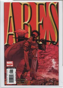 ARES #1 – 1ST APP – SIGNED MICHAEL AVON OEMING – NUMBERED DF COA 16/20 – TRAVEL FOREMAN COVER - 2006