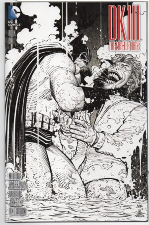 DARK KNIGHT III: THE MASTER RACE #1 – SSALEFISH COMICS B&W COVER – JOHN ROMITA JR - 2016