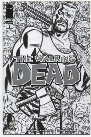 WALKING DEAD #1 – WWNO SKETCH VARIANT – KEY ISSUE – 1ST APPEARANCES – MICHAEL CHO - 2015