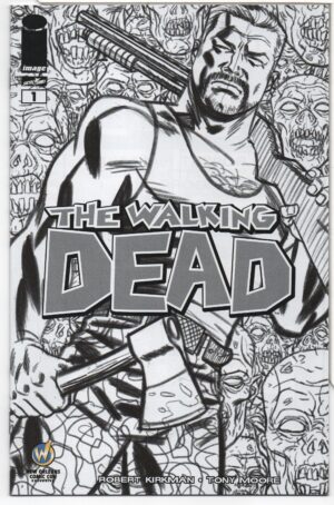WALKING DEAD #1 – WWNO SKETCH VARIANT – KEY ISSUE – 1ST APPEARANCES – MICHAEL CHO - 2015