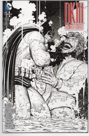 DARK KNIGHT III: THE MASTER RACE #1 – SSALEFISH COMICS B&W COVER – JOHN ROMITA JR - 2016