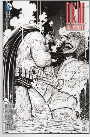DARK KNIGHT III: THE MASTER RACE #1 – SSALEFISH COMICS B&W COVER – JOHN ROMITA JR - 2016