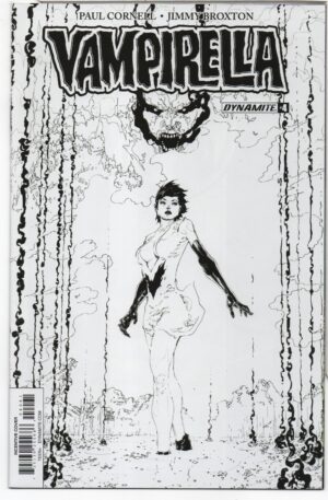 VAMPIRELLA #4 – PHILIP TAN BLACK AND WHITE VARIANT – 1:20 RETAILER INCENTIVE - 2017