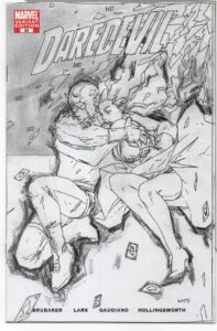 DAREDEVIL #89 – LEE BERMEJO SKETCH VARIANT – ED BRUBAKER - DEVIL TAKES A RIDE - 2006