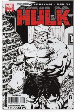 HULK #9 – RED HULK WRAPAROUND SKETCH VARIANT – 1:100 ED MCGUINNESS COVER - 2009