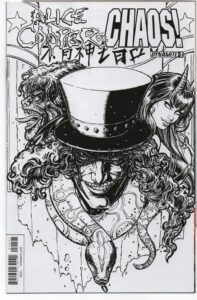 ALICE COOPER VS CHAOS! #2 – JOYCE CHIN BLACK AND WHITE 1:15 INCENTIVE VARIANT - 2015