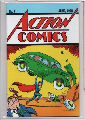 ACTION COMICS #1 – LOOT CRATE EXCLUSIVE VARIANT – SEALED WITH DC COA – REPRINTS 1938 ISSUE - 2017