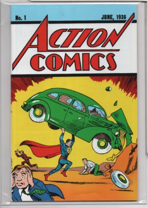ACTION COMICS #1 – LOOT CRATE EXCLUSIVE VARIANT – SEALED WITH DC COA – REPRINTS 1938 ISSUE - 2017