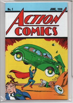ACTION COMICS #1 – LOOT CRATE EXCLUSIVE VARIANT – SEALED WITH DC COA – REPRINTS 1938 ISSUE - 2017