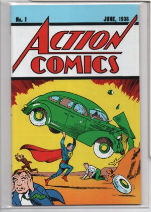ACTION COMICS #1 – LOOT CRATE EXCLUSIVE VARIANT – SEALED WITH DC COA – REPRINTS 1938 ISSUE - 2017