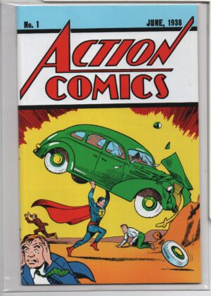 ACTION COMICS #1 – LOOT CRATE EXCLUSIVE VARIANT – SEALED WITH DC COA – REPRINTS 1938 ISSUE - 2017