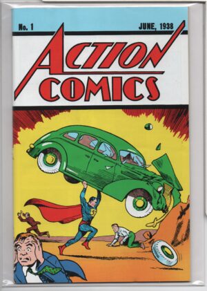 ACTION COMICS #1 – LOOT CRATE EXCLUSIVE VARIANT – SEALED WITH DC COA – REPRINTS 1938 ISSUE - 2017