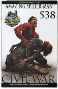AMAZING SPIDER-MAN #538 – MIDTOWN COMICS NYCC VARIANT – CLAYTON CRAIN COVER - 2007