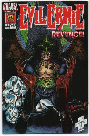 EVIL ERNIE: REVENGE #4 – 1ST PRINT – MASTER OF ANNIHILATION - STEVEN HUGHES COVER - 1995