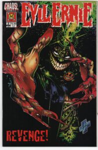 EVIL ERNIE: REVENGE #2 – 1ST PRINT – FOR WHOM DEATH TOLLS – STEVEN HUGHES COVER - 1994