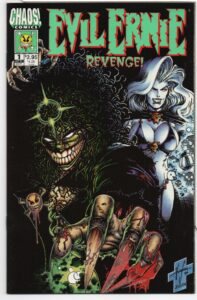 EVIL ERNIE: REVENGE #1 – 1ST PRINT – GLOW IN THE DARK COVER – POSTER INSIDE - 1994
