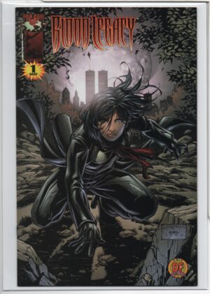 BLOOD LEGACY: THE STORY OF RYAN #1 – DF EXCLUSIVE ALTERNATE COVER – NUMBERED COA - 2000