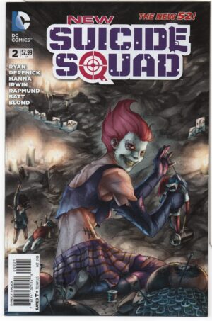 NEW SUICIDE SQUAD #1 – 1:25 RETAIL INCENTIVE VARIANT – MEGHAN HETRICK COVER - 2014