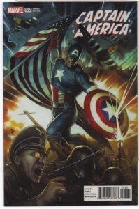 CAPTAIN AMERICA #695 – 1:25 INCENTIVE VARIANT – MARK WAID - ADI GRANOV COVER – 2018