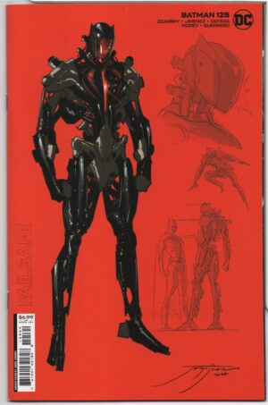 BATMAN #125 – 1ST FAILSAFE PROTOCOL CARD STOCK VARIANT – JORGE JIMENEZ COVER – 2022
