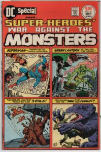 DC SPECIAL #21 – WAR AGAINST MONSTERS – GIL KANE - ERNIE CHAN COVER - 1976